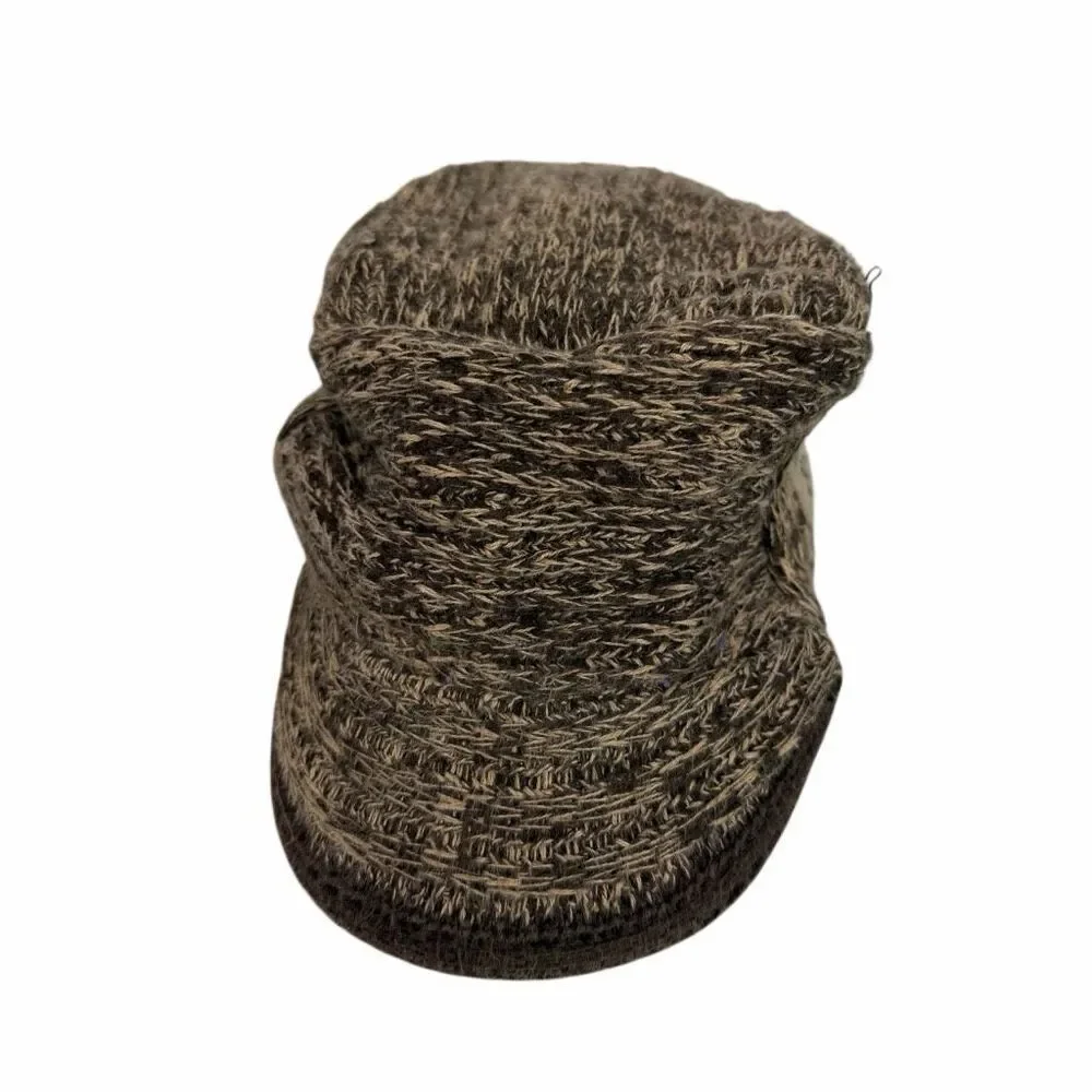 Baby Gap Brown Knit Baseball style hat M/L